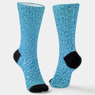 Schwimmbad Blue Rippling Wasser Socken