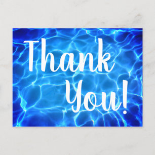 Schwimmbad-Dankeschön-Foto Postkarte
