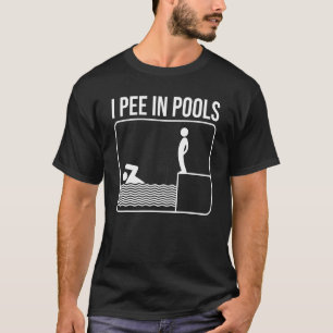 Schwimmbad für Männer Frauen Schwimmbad Sport T-Shirt