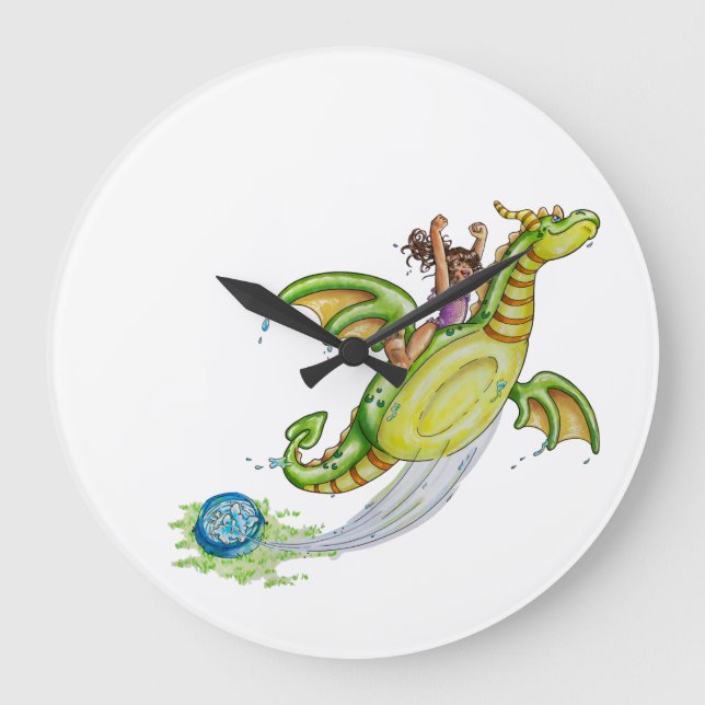 Schwimmbad Große Wanduhr (Vorderseite)