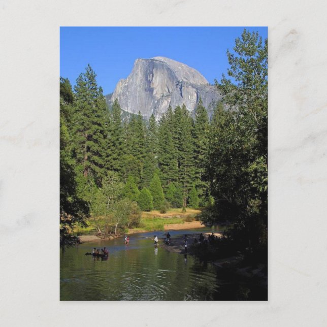 Schwimmbad im Yosemite Nationalpark Postkarte (Vorderseite)