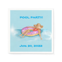 Schwimmbad in Sprinkle Donut Float