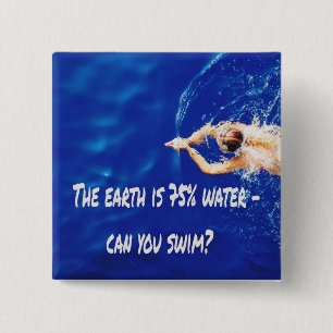 Schwimmbad Liebe Schwimmbad Button