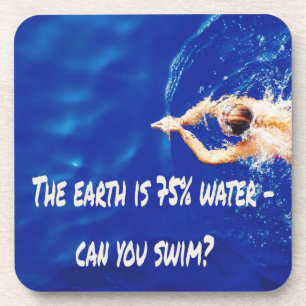 Schwimmbad Liebe Schwimmbad Getränkeuntersetzer