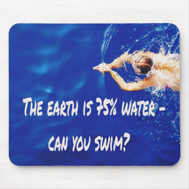 Schwimmbad Liebe Schwimmbad Mousepad (Vorne)