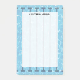 Schwimmbad Pad für Schwimmer und Coaches Post-it Klebezettel