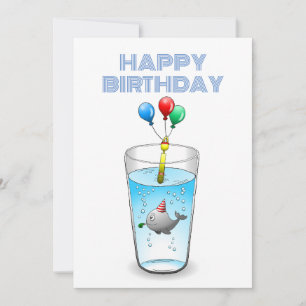 Schwimmbad Party Geburtstag Karte