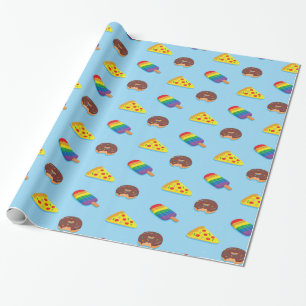 Schwimmbad-Schwimmkörper-Muster Sommer-Geburtstag Geschenkpapier