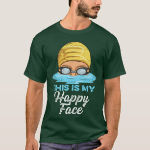 Schwimmbad-Schwimmzitat für einen Schwimmerjungen T-Shirt