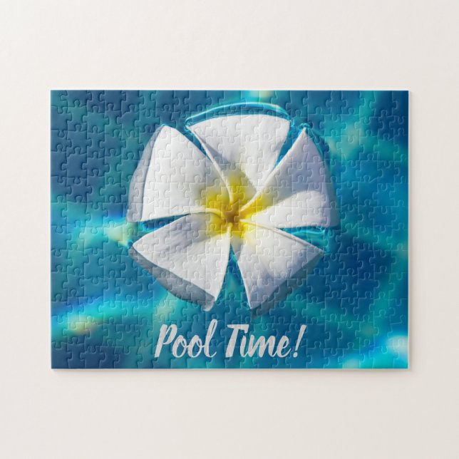 Schwimmbad Sparklasswasser mit Blume Geschenk (Horizontal)
