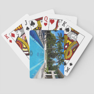 Schwimmbad Spielkarten
