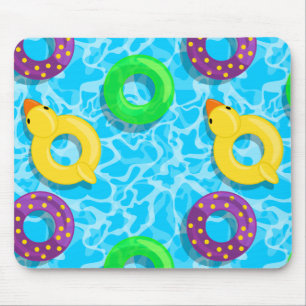 Schwimmbad voll mousepad