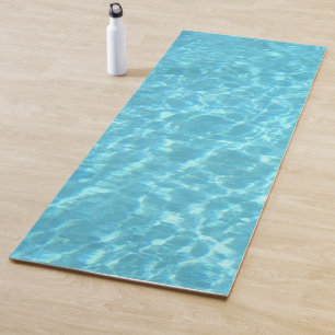 Schwimmbad Wasser Aqua Blaues grünes Meer Yogamatte