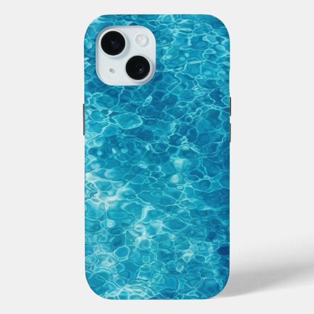 Schwimmbad Wasser Case-Mate iPhone Hülle (Rückseite)