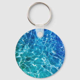 Schwimmbad Wasser Schlüsselanhänger