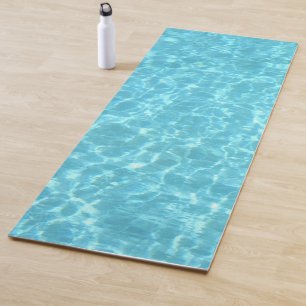 Schwimmbad Wasser Wasser Aqua Template Blau Grün Yogamatte