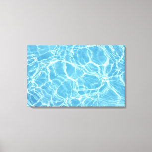 Schwimmbad Wassergeätzte Leinwand drucksvoll