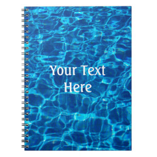 Schwimmbad WasserNotebook Notizblock