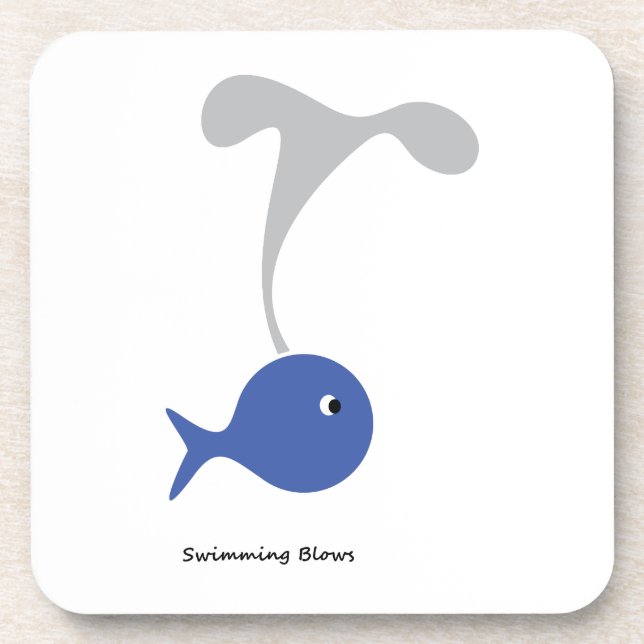 Schwimmbäder cool und einzigartig Design Getränkeuntersetzer (Vorderseite)