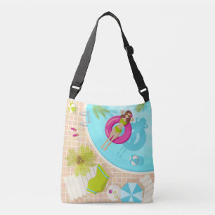 Schwimmbäder in Bikini Sommerstrand Tragetaschen Mit Langen Trägern