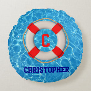 Schwimmbäder LIfesaver Rundes Kissen