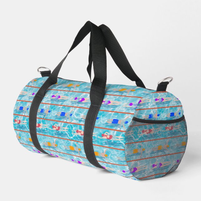 Schwimmbadschwimmbäder Teamdesign Duffle Bag (Rechte Ecke)