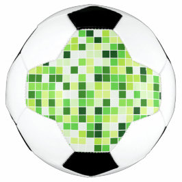 Schwimmbecken, grüne Mosaikfliesen, geometrisches  Fußball