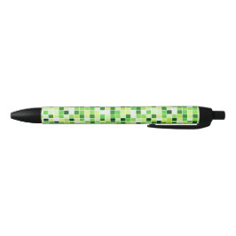Schwimmbecken, grüne Mosaikfliesen, geometrisches  Kugelschreiber