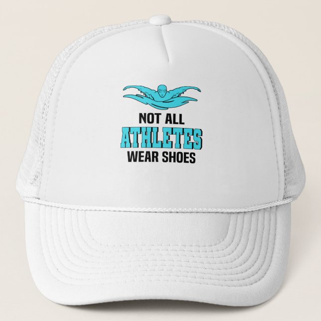 Schwimmclub Schwimmer Schwimmlehrer Truckerkappe (Vorderseite)