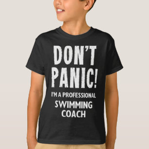 Schwimmcoach-Design für Schwimmteam-Schwimmer-Lehr T-Shirt