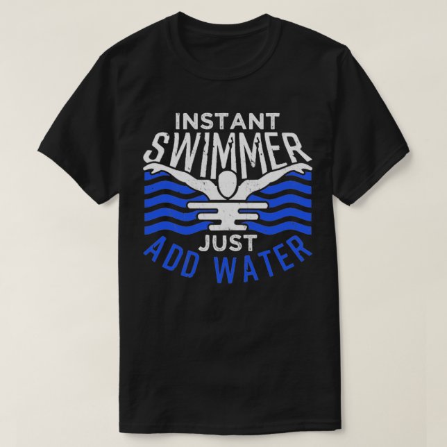Schwimmen 28 T-Shirt (Design vorne)