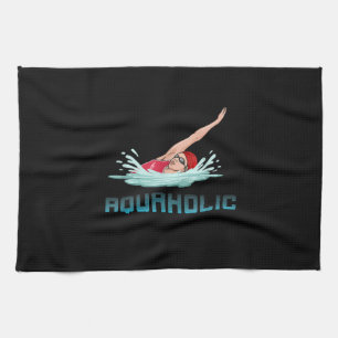 Schwimmen Cap Goggles Schwimmen Liebe Funny Swimme Geschirrtuch