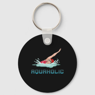 Schwimmen Cap Goggles Schwimmen Liebe Funny Swimme Schlüsselanhänger