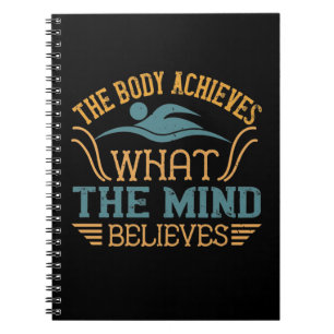 Schwimmen - Der Körper erreicht Notizblock