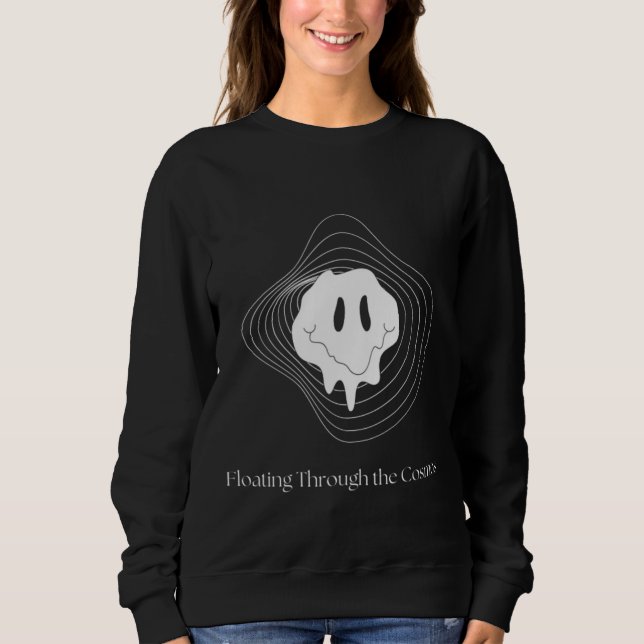 Schwimmen durch den Kosmos Sweatshirt (Vorderseite)