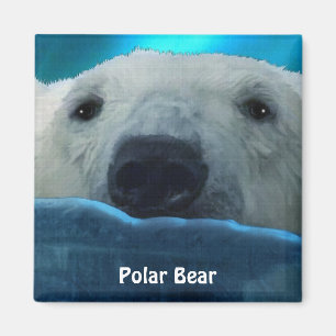 Schwimmen Eisbär Arktis Kunst, Dichtung und Musik Magnet