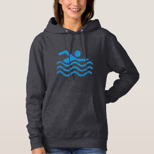 Schwimmen-Erfolgs-Schwimmer-Fleece-PulloverHoodie Hoodie