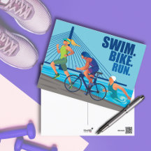 SCHWIMMEN. FAHRRAD. LAUFEN. TRIATHLON-Thema