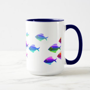 Schwimmen-Fische Tasse