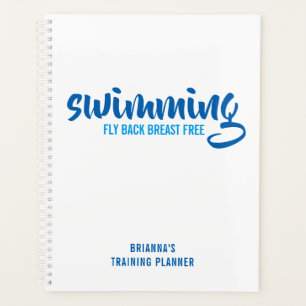 Schwimmen Fly Back Breast Free SwimTraining Planer