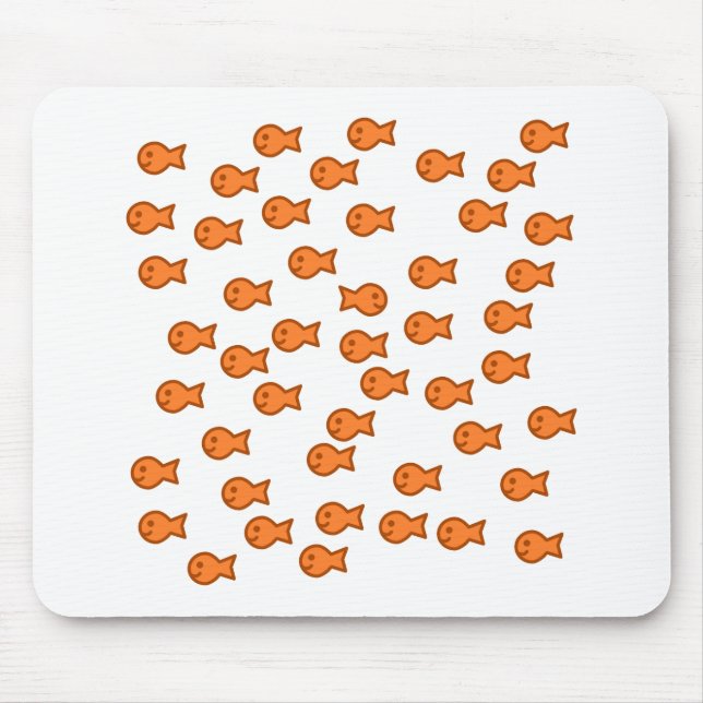 Schwimmen gegen die Erholung Mousepad (Vorne)