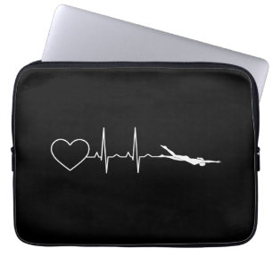 Schwimmen - Herzschlag Laptopschutzhülle