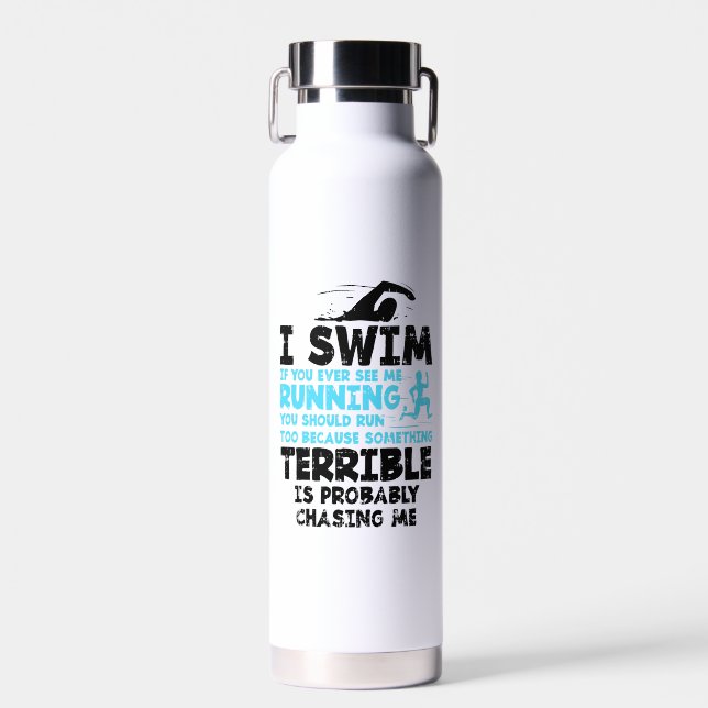 Schwimmen - ich schwimme trinkflasche (Vorne)