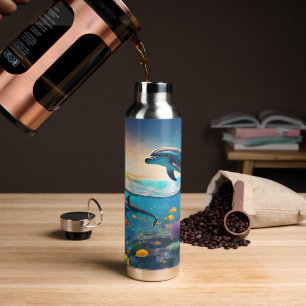 Schwimmen im Ozean Trinkflasche