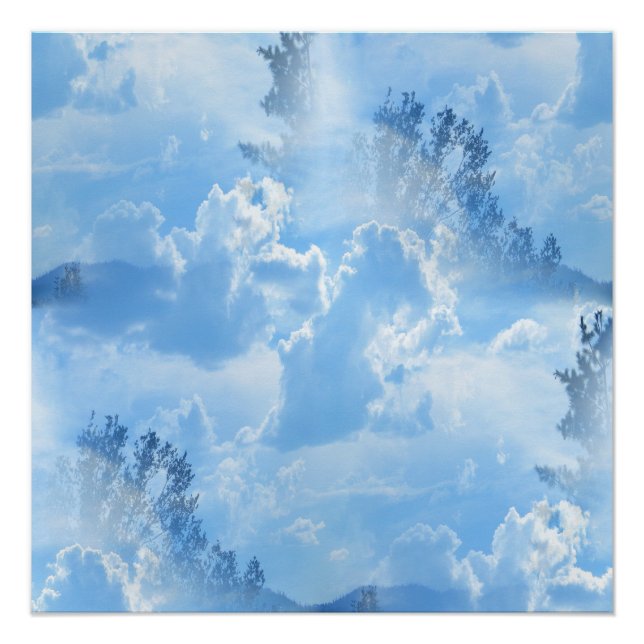 Schwimmen in den Wolken... Poster (Vorderseite)
