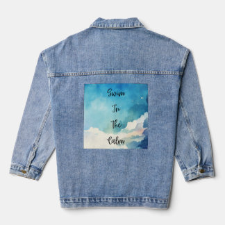 Schwimmen in der Ruhe Jeansjacke
