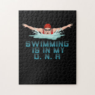 Schwimmen ist meine DNA Schwimmliebhaber Lustiger