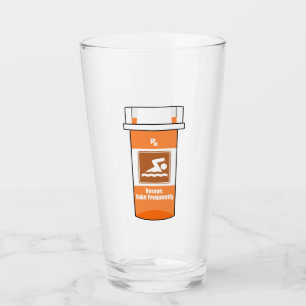 Schwimmen ist meine Droge Glas