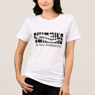 Schwimmen ist meine Leidenschaft Tri-Blend Shirt
