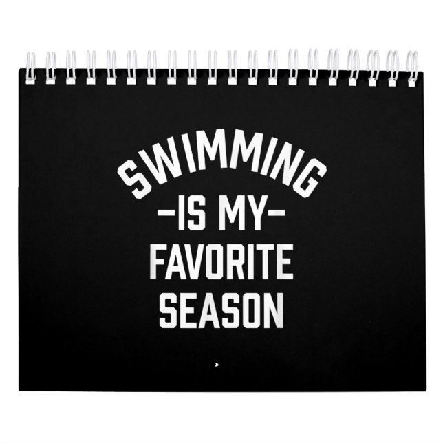 Schwimmen ist meine Lieblingsjahreszeit Kalender (Titelbild)
